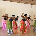 dancing african woman