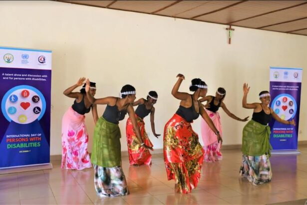 dancing african woman
